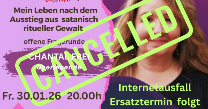 Abgesagt von Chantal Frei 30-01.26